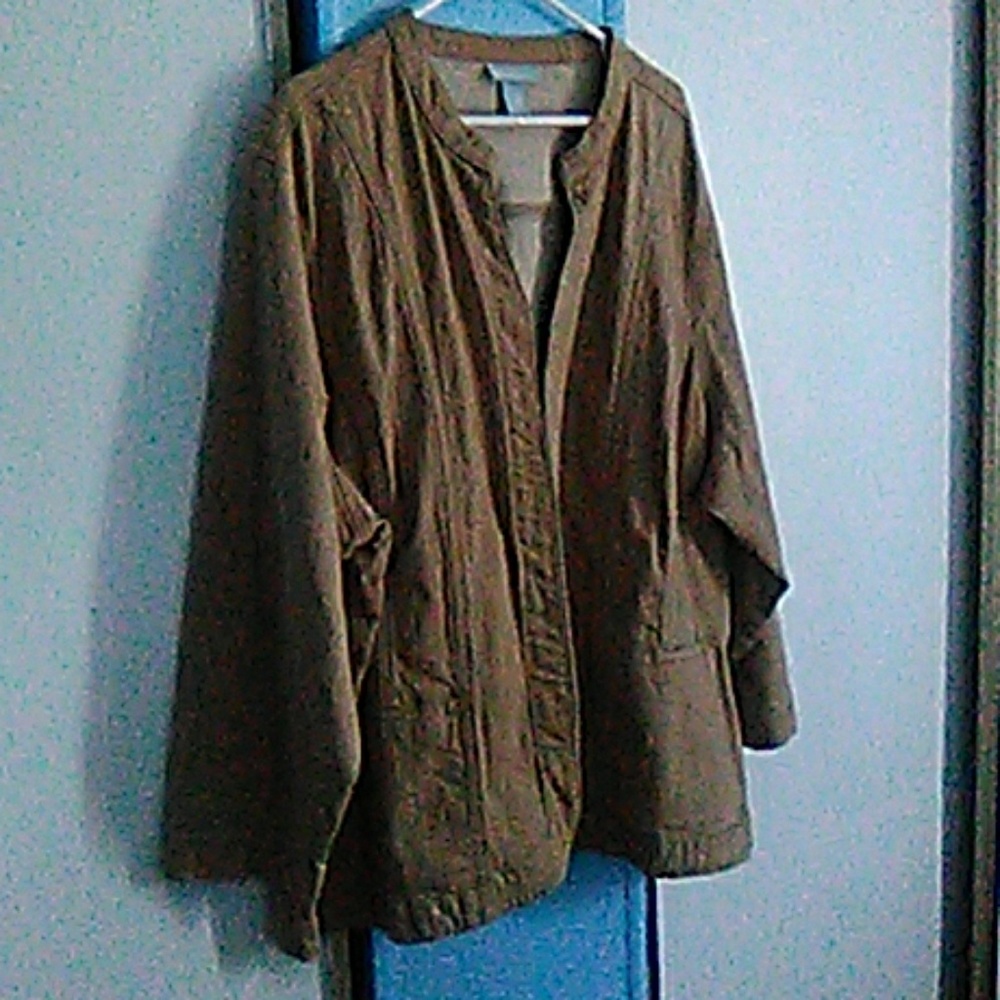 Beige denim jacket